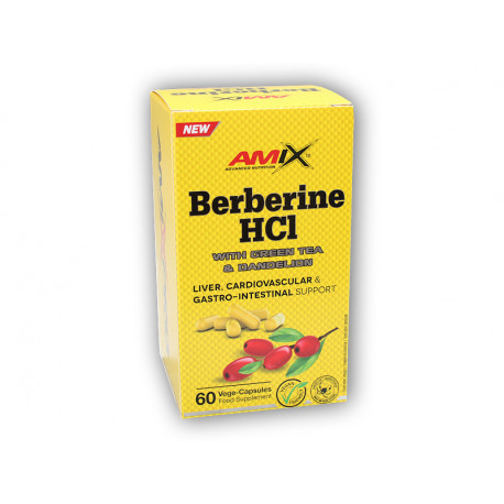 Berberine HCl + GreenTea &amp; Dandelion 60 cps