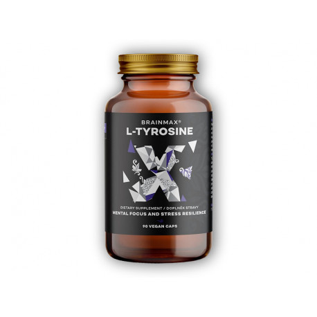 L-Tyrosine 750mg 90 rostlinných kapslí