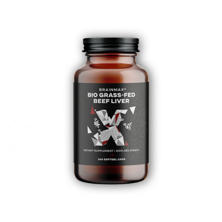 Grass-Fed Beef liver, hovězí játra BIO 240 kapslí