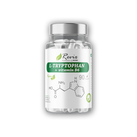 L-Tryptophan + vitamín B6 90 kapslí