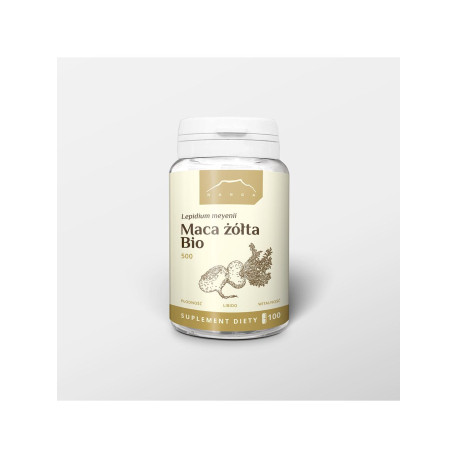 Maca žlutá v BIO kapslích x500mg - 100