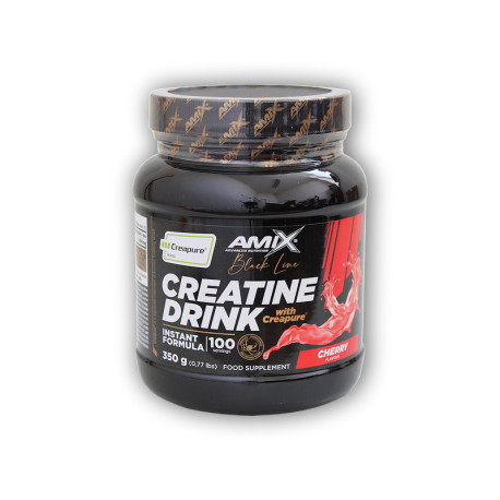 Black Line Creatine Creapure Powder Drink 350g - cherry