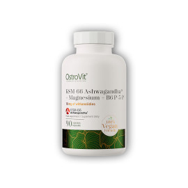 KSM-66 Ashwagandha + magnesium + B6 P-5-P VEGE 90 kapslí