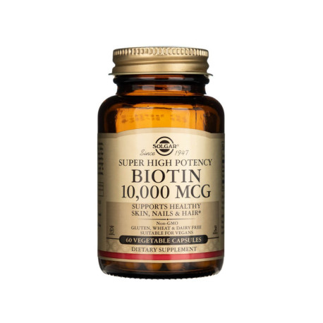 Solgar Biotin 10000 mcg - 60 kapslí