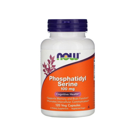 NOW FOODS Fosfatidylserin 100 mg (kognitivní funkce) 120 vegetariánských kapslí