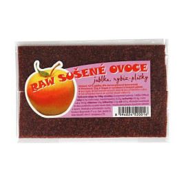 RAW plátky jablek a rybízu