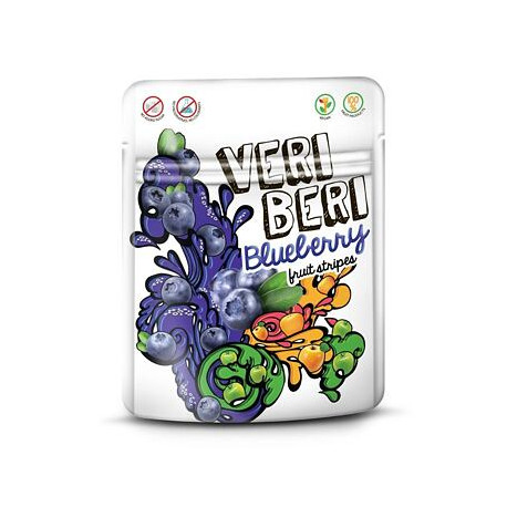 Veri Beri 100% borůvkové ovocné plátky