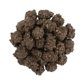 Hrudky horké čokolády s brusinkami