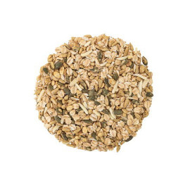 Pražená semínka s vločkami a mandlemi