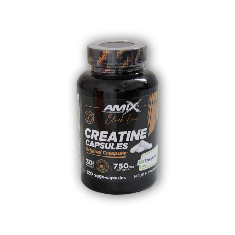 Black Line Creatine Creapure 120 kapslí