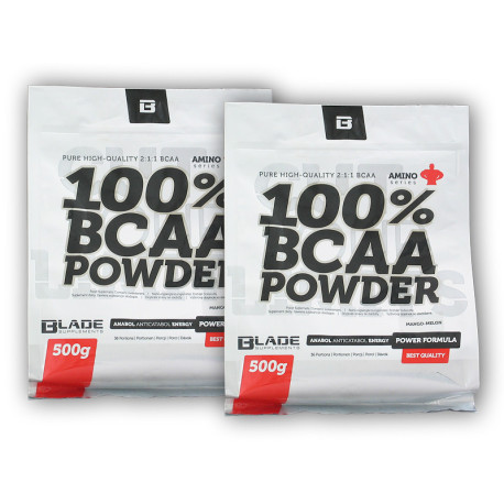 2x BS BLADE BCAA 2-1-1 powder 500g - mango-meloun
