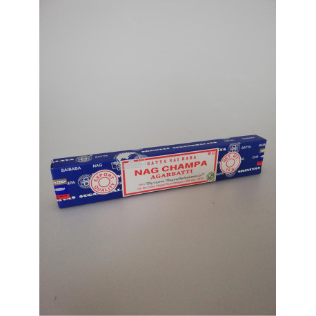 Nag Champa Agarbatti Kadidlo Tyčinky - Malé - 15 g