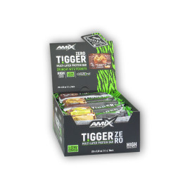 20x Tigger Zero Multi Layer Protein Bar 60g - dark chocolate caramel