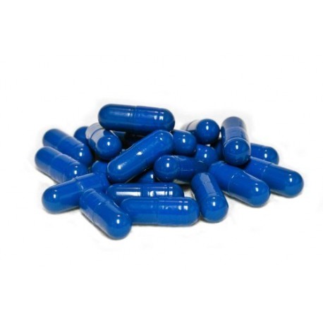 Modré želatinové kapsle - 0