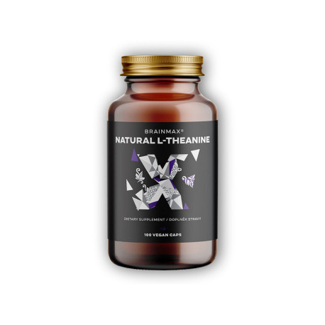 Natural L-Theanine 100 rostlinných kapslí