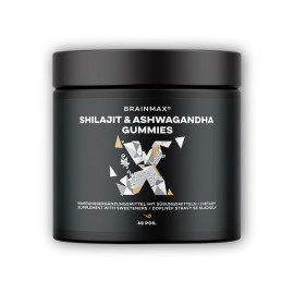 Shilajit &amp; Ashwagandha Gummies 60 bonbónů