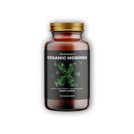 Organic Moringa 500mg 100 rostlinných kapslí