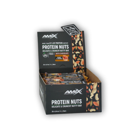 25x Protein Nuts Crunchy 40g MIX - cashew coconut
