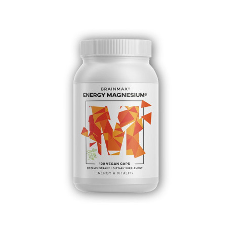 Energy Magnesium 1000mg, Hořčík Malát 200mg 100 kapslí