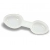 Oboustranná lžička 2/1ml bílá