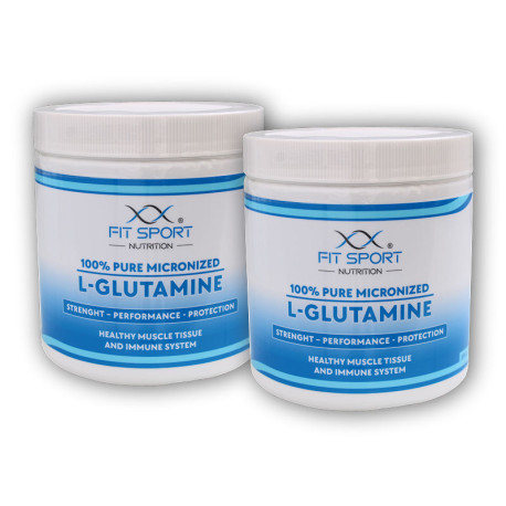 2x 100% Pure Micronized L-Glutamine 330g