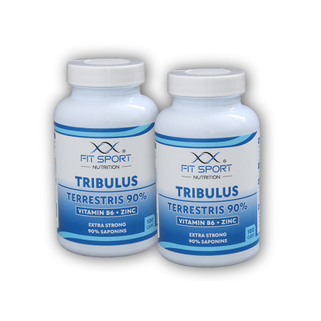 2x Tribulus Terrestris 90% + Vitamin B6 + Zinc 100 kapslí