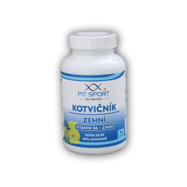 Kotvičník zemní 90% + Vitamin B6 + Zinek 90 kapslí