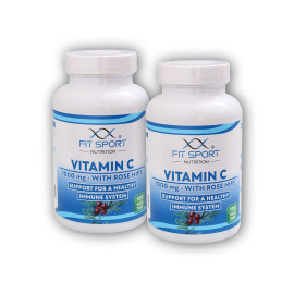 2x Vitamin C 1000mg with Rose Hips 120 vege tablet