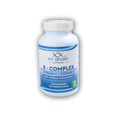 B-Complex + Vitamin C + Vitamin E 100 vege kapslí