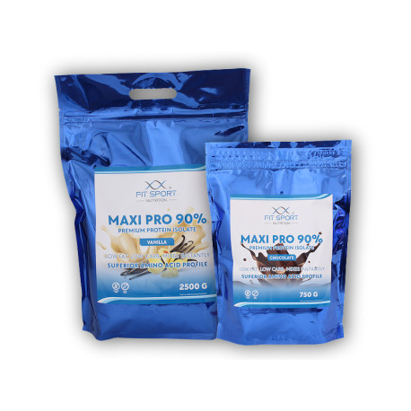 Maxi Pro 90% 2500g + Maxi Pro 90% 750g - slaný karamel - čokoláda