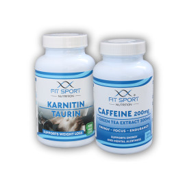 Karnitin Taurin 120 vege caps + Caffeine 200mg + Green Tea 300mg 120 caps