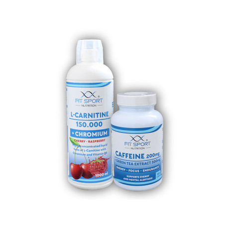 L-Carnitine 150000+Chromium 1000ml+Caffeine 200mg+Green Tea 300mg 120 caps - mango coconut