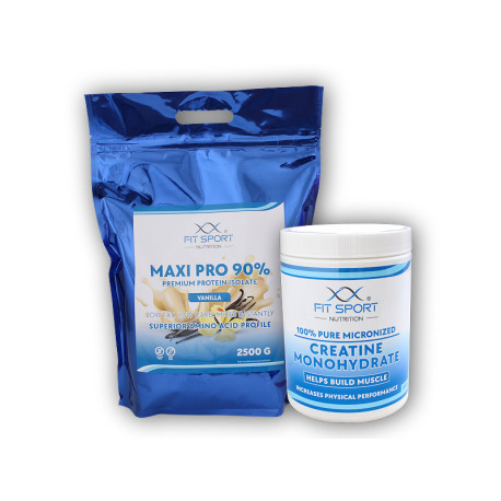 Maxi Pro 90% 2500g + Creatine 550g ZDARMA - chocolate