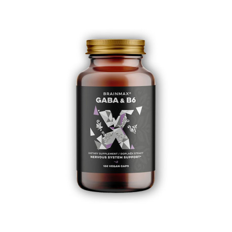 GABA &amp; B6 700mg 100 rostlinných kapslí