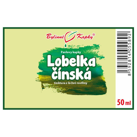 Lobelka čínská (TČM) - Paulovy bylinné kapky (tinktura) 50 ml