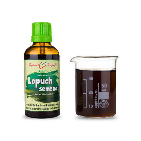 Lopuch větší semena kapky (tinktura) 50 ml