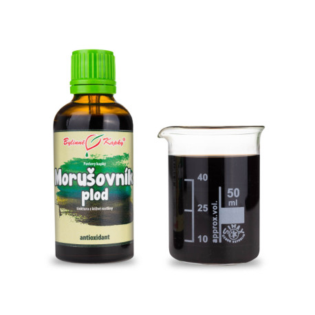 Moruše černá plod - kapky (tinktura) 50 ml