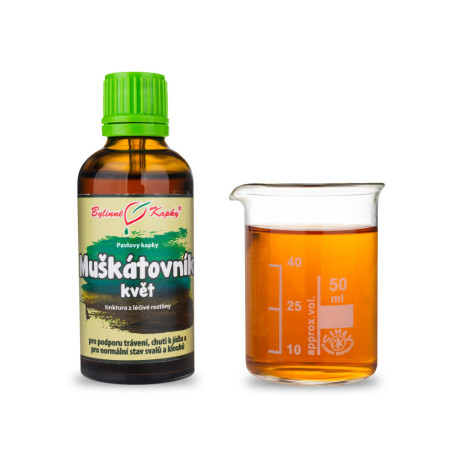 Muškátový oříšek květové kapky (tinktura) 50 ml
