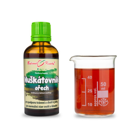 Muškátový oříšek kapky (tinktura) 50 ml