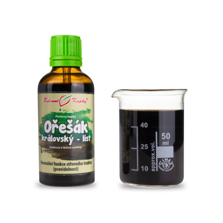 Kapky z listů královského ořechu (tinktura) 50 ml
