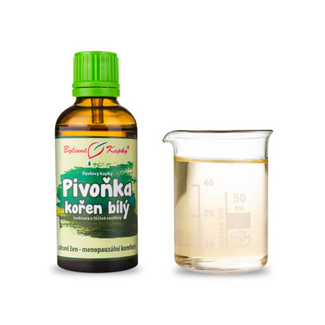 Bílé kapky z kořene pivoňky čínské (tinktura) 50 ml
