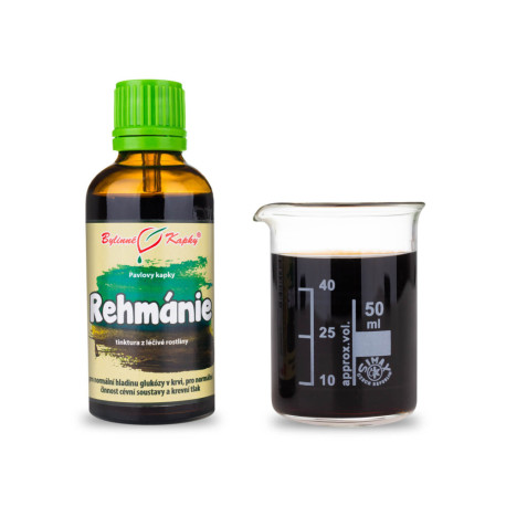Rehmania lepivé kapky (tinktura) 50 ml