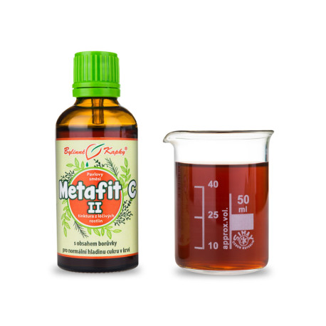 Metafit C II (diabetes) kapky (tinktura) 50 ml