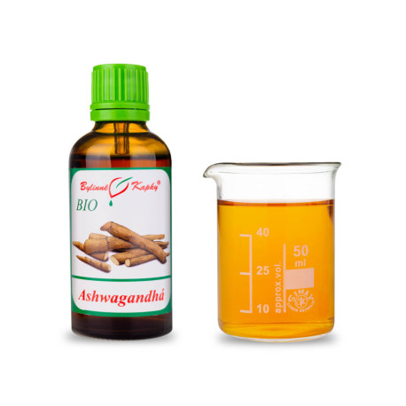 Ashwagandha kořen BIO kapky (tinktura) 50 ml
