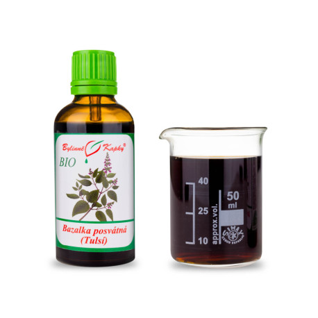Bazalka posvátná BIO kapky (tinktura) 50 ml