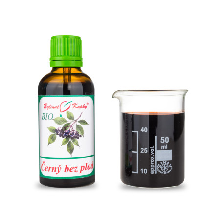 Bio kapky z bezinkového ovoce (tinktura) 50 ml