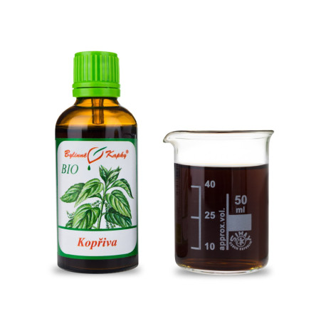 Kopřiva dvoudomá listová BIO kapky (tinktura) 50 ml