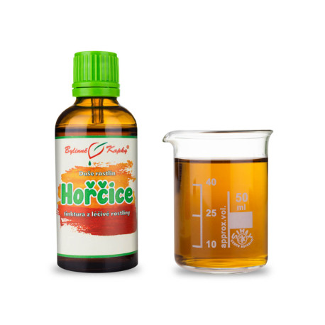 Hořčice bílá - bylinné kapky (tinktura) duše rostlin 50 ml