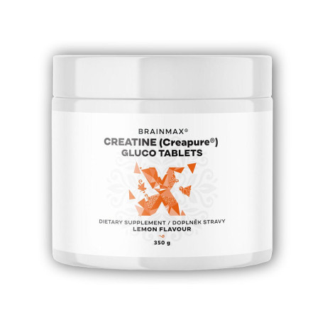 Creatine Creapure Gluco tablets Lemon, Kreatin monohydrát 350g 115 tablet