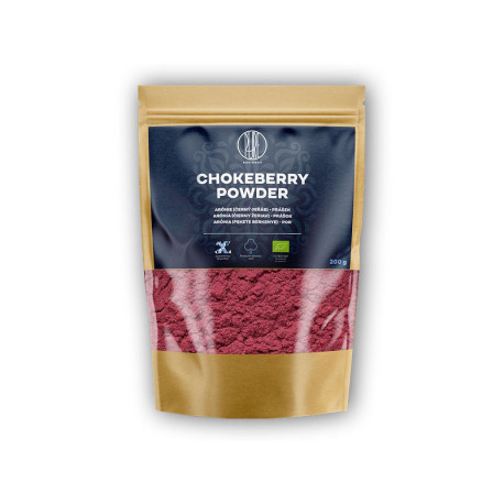 Chokeberry Powder, Arónie, černý jeřáb prášek BIO 200g